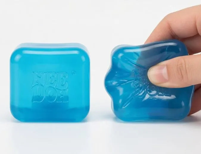 Needoh4 color ice cube shaped sensory toy, super solid, adult anxiety relief, relaxation, decompression, birthday gift