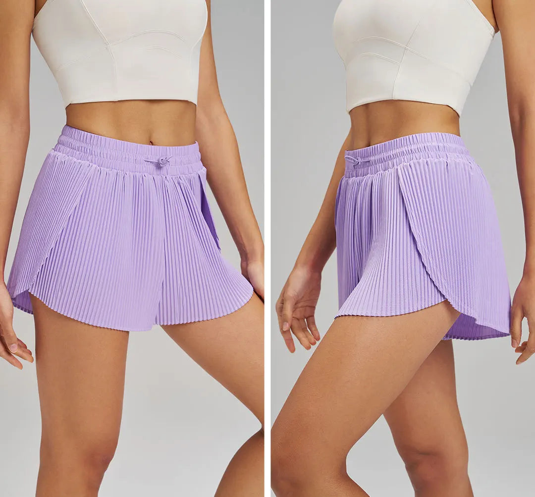 Sports Outdoor Fitness Shorts Breathable Quick Drying Three Quarter Shorts Loose Shorts for Women