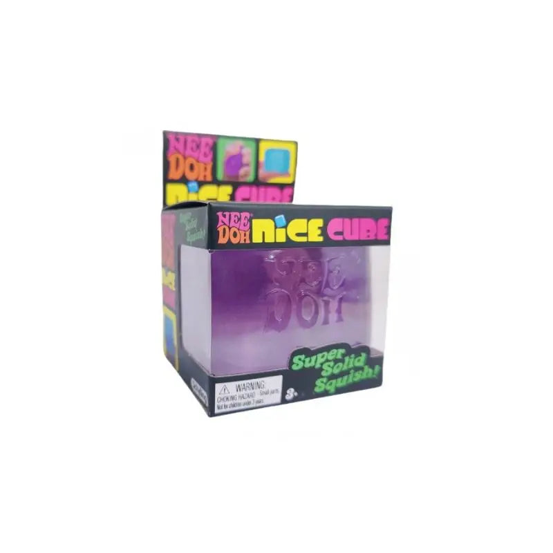 Needoh Nice Cube Sensory Stress Reliever Fidget Tool for Anxiety & Focus Desk Sensory Cube for Adults & Kids