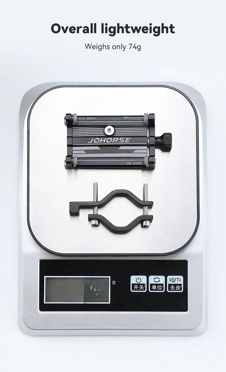 Phone Holder Motorcycle Electric Bicycle Smartphone CNC Aluminum Alloy Bracket Four Claws  Bike Phone Holder