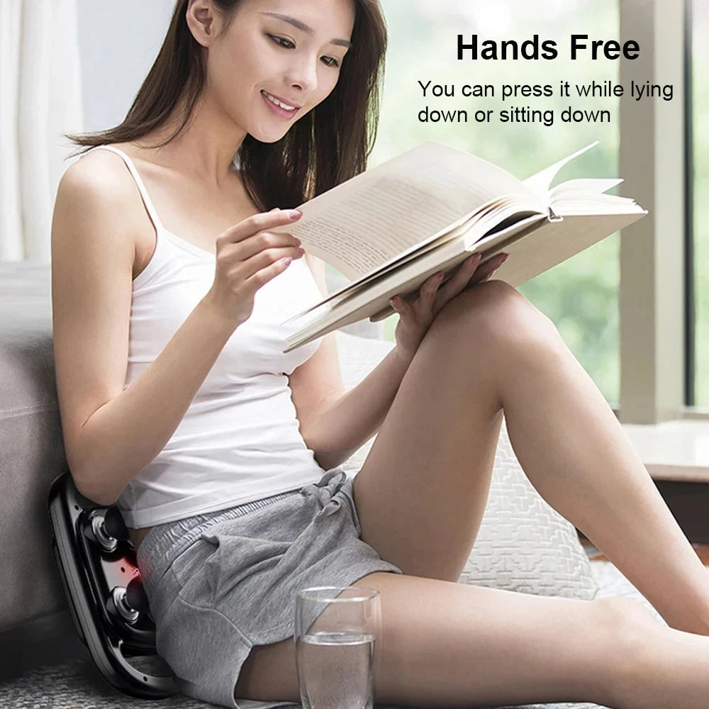 6 Head Massage Gun for Muscle Relief Deep Tissue Percussion for Neck Cervical Spine  Full Body