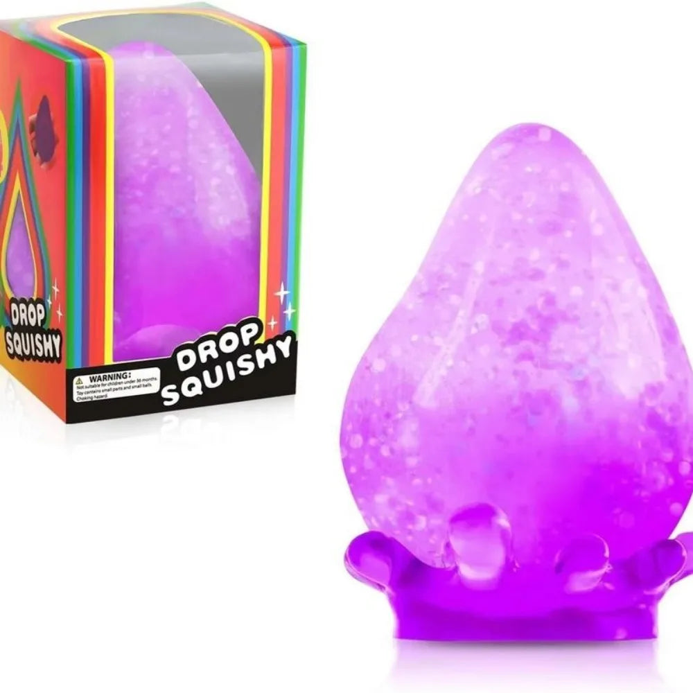 Water Droplet Shape Confirmation Blind Box Stress Relief Squeeze Slow Rebound Boy Girl Surprise Wholesale Toy Kawaii Gift
