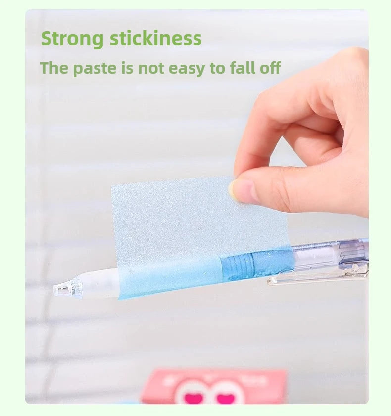 630/105 Sheets Pullable Pearl Posted It Transparent Sticky Note Pads Memo Pad Stationery Office School Supplies Back To School