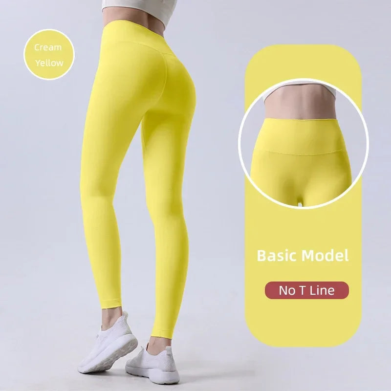 2024 Hot Sale Fitness Leggings Female Full Length Leggings Running Pants Comfortable And Formfitting Yoga Pants Workout Legging
