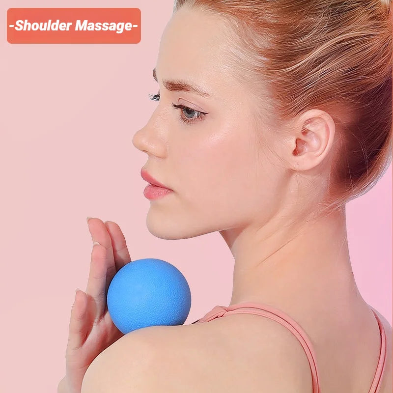 TPE 6CM Fascia Ball Deep Tissue Muscle Relaxation Exercise Sports Fitness Yoga Massage Trigger Point Stress Pain Relief