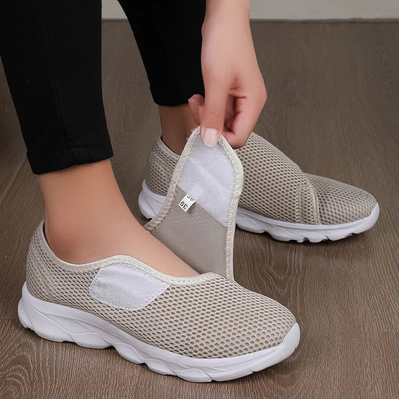 Orthopedics Wide Feet Swollen Shoes Thumb Eversion Adjusting Soft Comfortable Wide Fit Shoes for Women Walking Men Shoes Sneaker