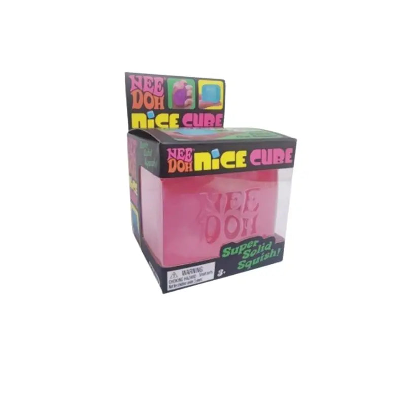Needoh Nice Cube Sensory Stress Reliever Fidget Tool for Anxiety & Focus Desk Sensory Cube for Adults & Kids