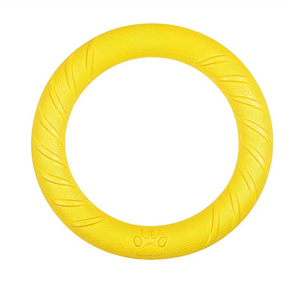 Dog Toy Training Ring Puller Puppy Flying Disk Chewing Toys Throwing Catching Flying Outdoor Interactive Toy Pet Supplies