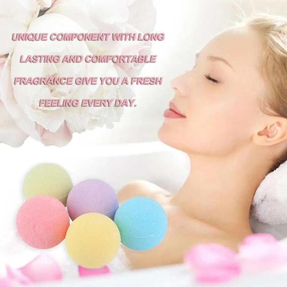 FragrancesAromatherapy Bubble Small Bath BombsBody Stress Relief Exfoliating Moisturizing Spa Salt Balls Replacement