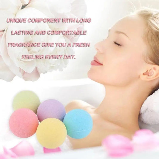 FragrancesAromatherapy Bubble Small Bath BombsBody Stress Relief Exfoliating Moisturizing Spa Salt Balls Replacement