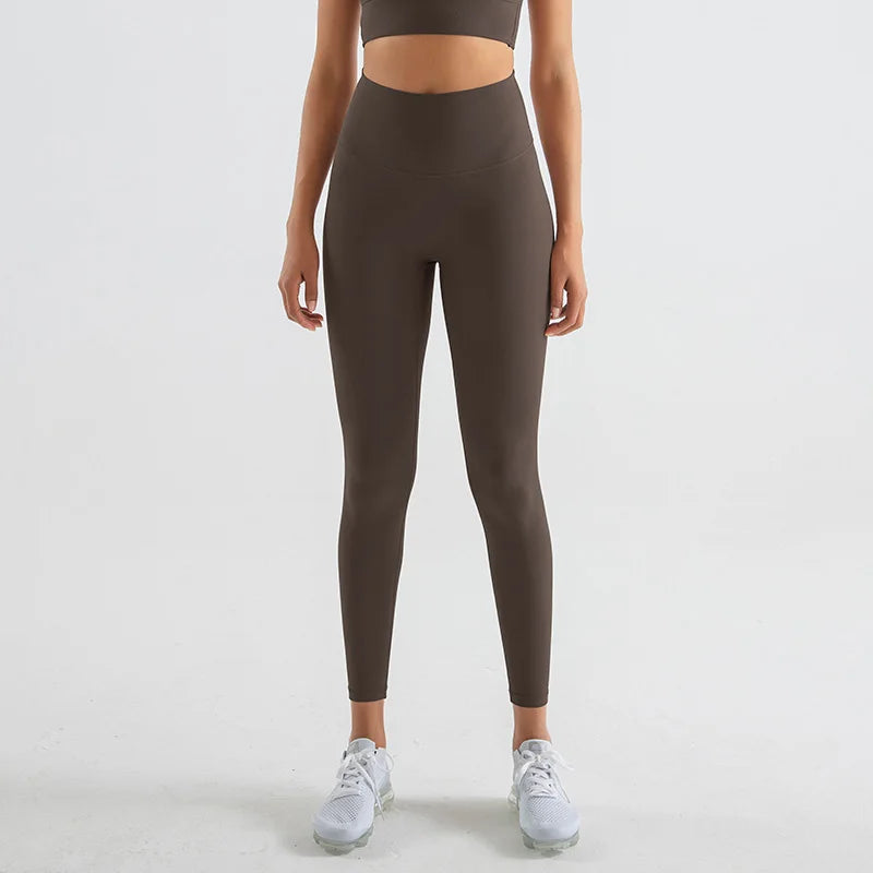 TRY TO BN Buttery Soft Gym Leggings Women High Waist Non See Through Squat Proof Tummy Control Yoga Pants Workout Running Tights