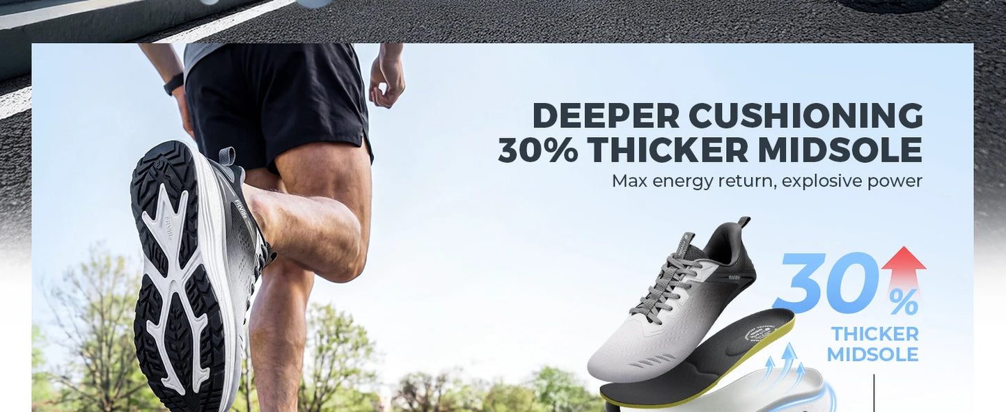 FitVille Extra Wide Mens Sport Shoes Breathable Gym Athletic Workout Cross Training Running Max Cushion Sneakers For Men