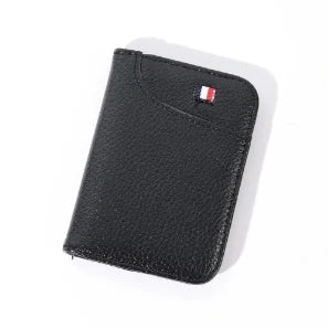 Slim Portable Credit Card Holder PU Leather Mini Wallet Super Thin Men's Short Purse Small Money Pocket Wallet