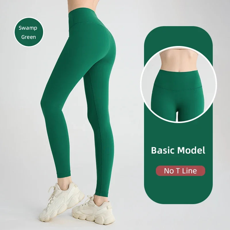 2024 Hot Sale Fitness Leggings Female Full Length Leggings Running Pants Comfortable And Formfitting Yoga Pants Workout Legging