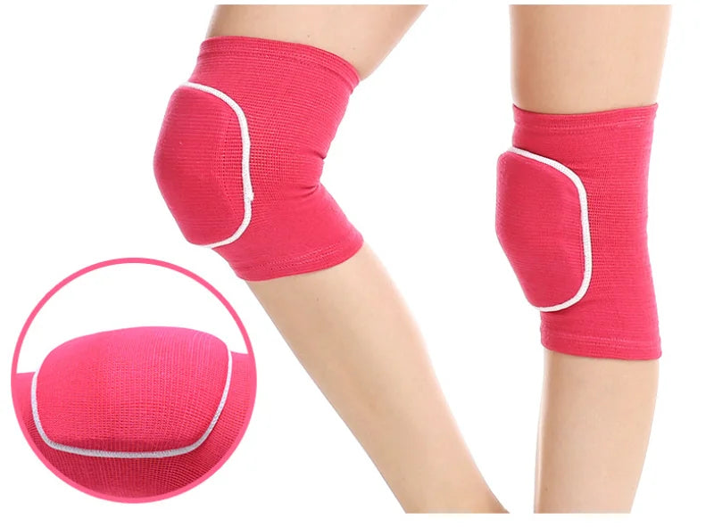 Sports Compression Knee Pads Elastic Knee Protector Thickened Sponge Support for Dancing roller volleyball Training Knees Brace