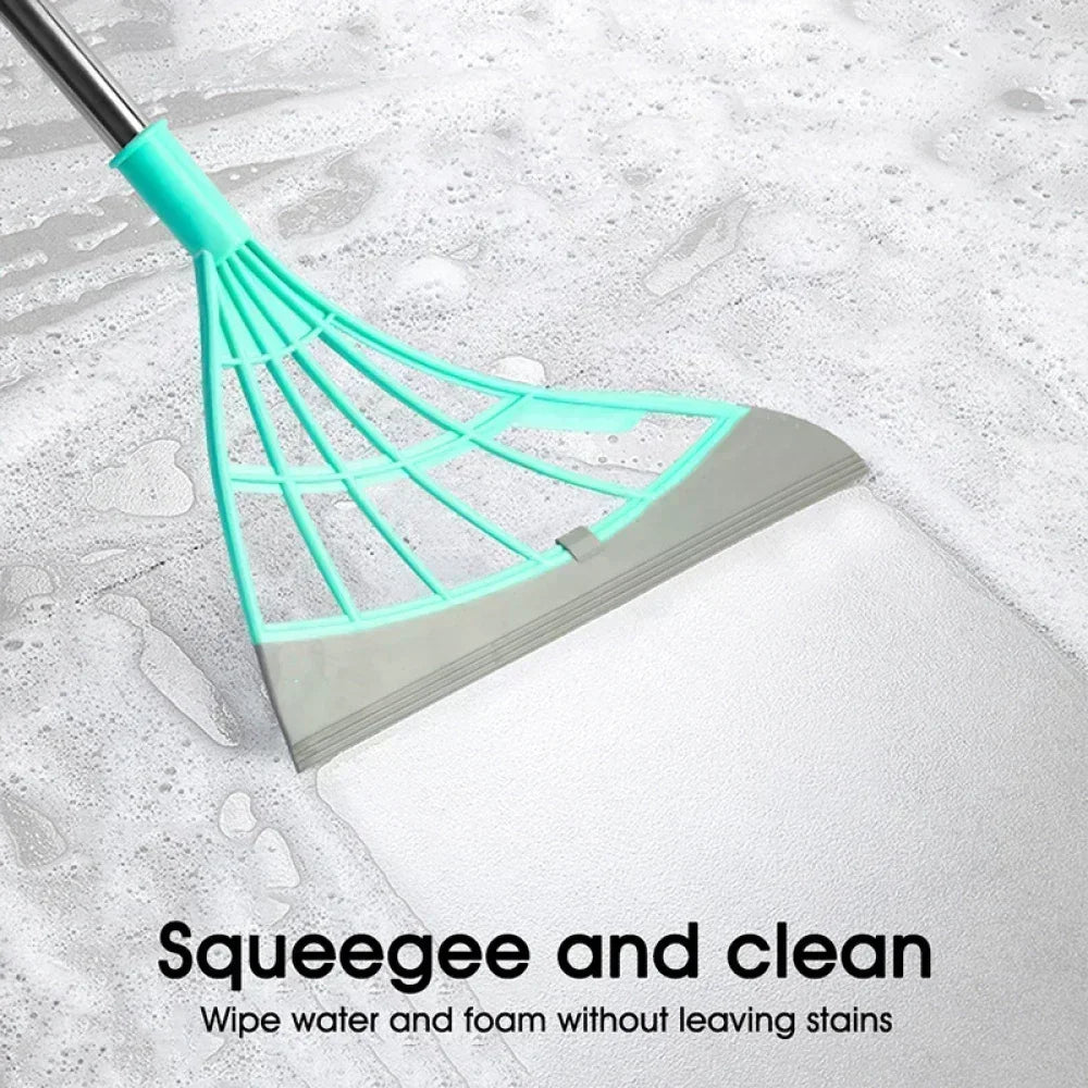 Silicone Magic Rubber Broom Mop Hand Dust Brooms Home Floor Cleaning Squeegee Wiper Toilet Bathroom Mops Witches Tools