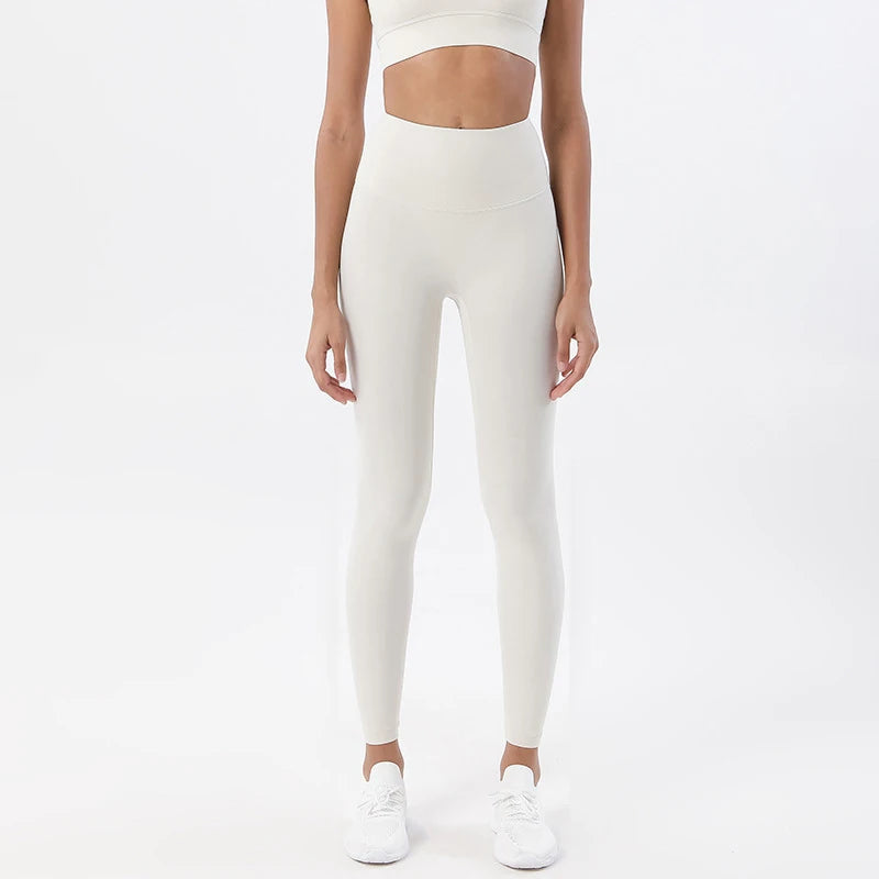 TRY TO BN Buttery Soft Gym Leggings Women High Waist Non See Through Squat Proof Tummy Control Yoga Pants Workout Running Tights