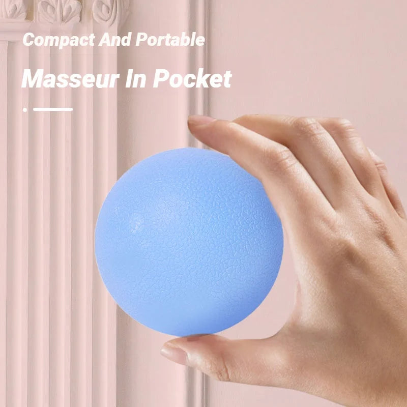 TPE 6CM Fascia Ball Deep Tissue Muscle Relaxation Exercise Sports Fitness Yoga Massage Trigger Point Stress Pain Relief