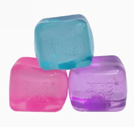 Needoh4 color ice cube shaped sensory toy, super solid, adult anxiety relief, relaxation, decompression, birthday gift