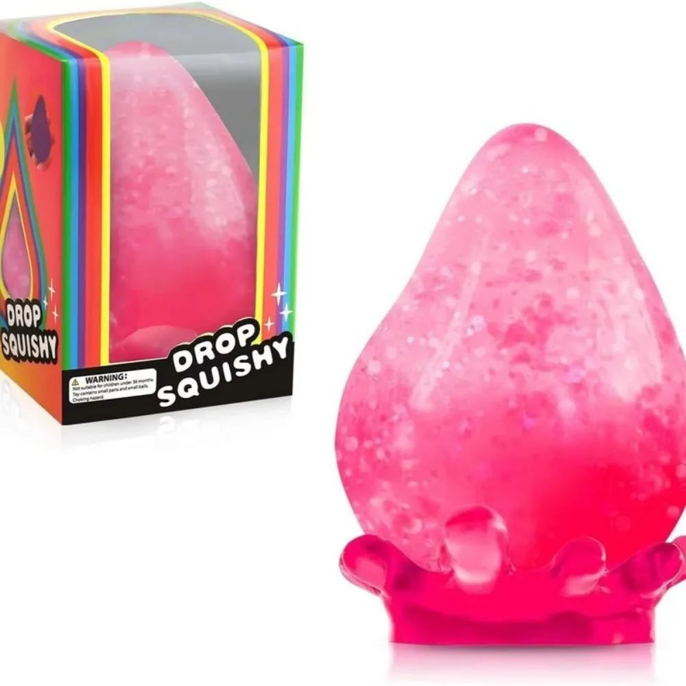 Water Droplet Shape Confirmation Blind Box Stress Relief Squeeze Slow Rebound Boy Girl Surprise Wholesale Toy Kawaii Gift