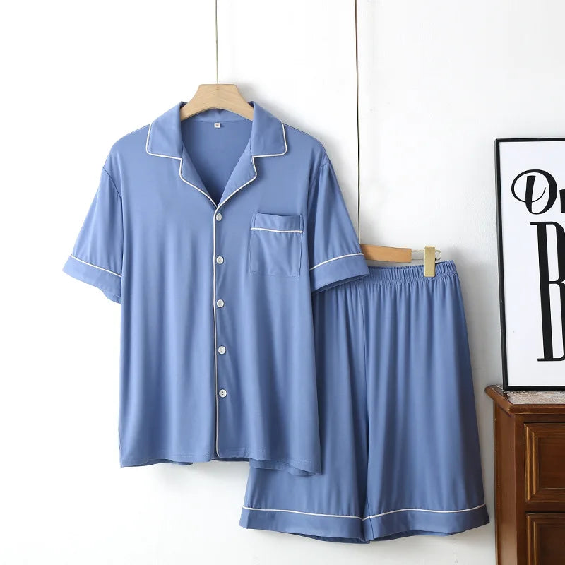 97% Bamboo Fiber High Quality Homewear Set Soft Breathable Homeloosefit Casual Indoor Sleepwear Comfortable Skin Friendly Daily