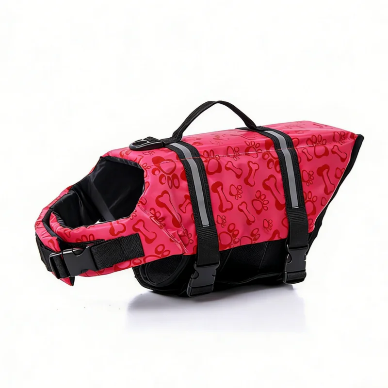 Dogs Safe Vest Life Jacket Summer Clothes Puppy Sleveless Pet Supplies Swimsuit Large Dogs Costume Clothing Adjustable Swimwear