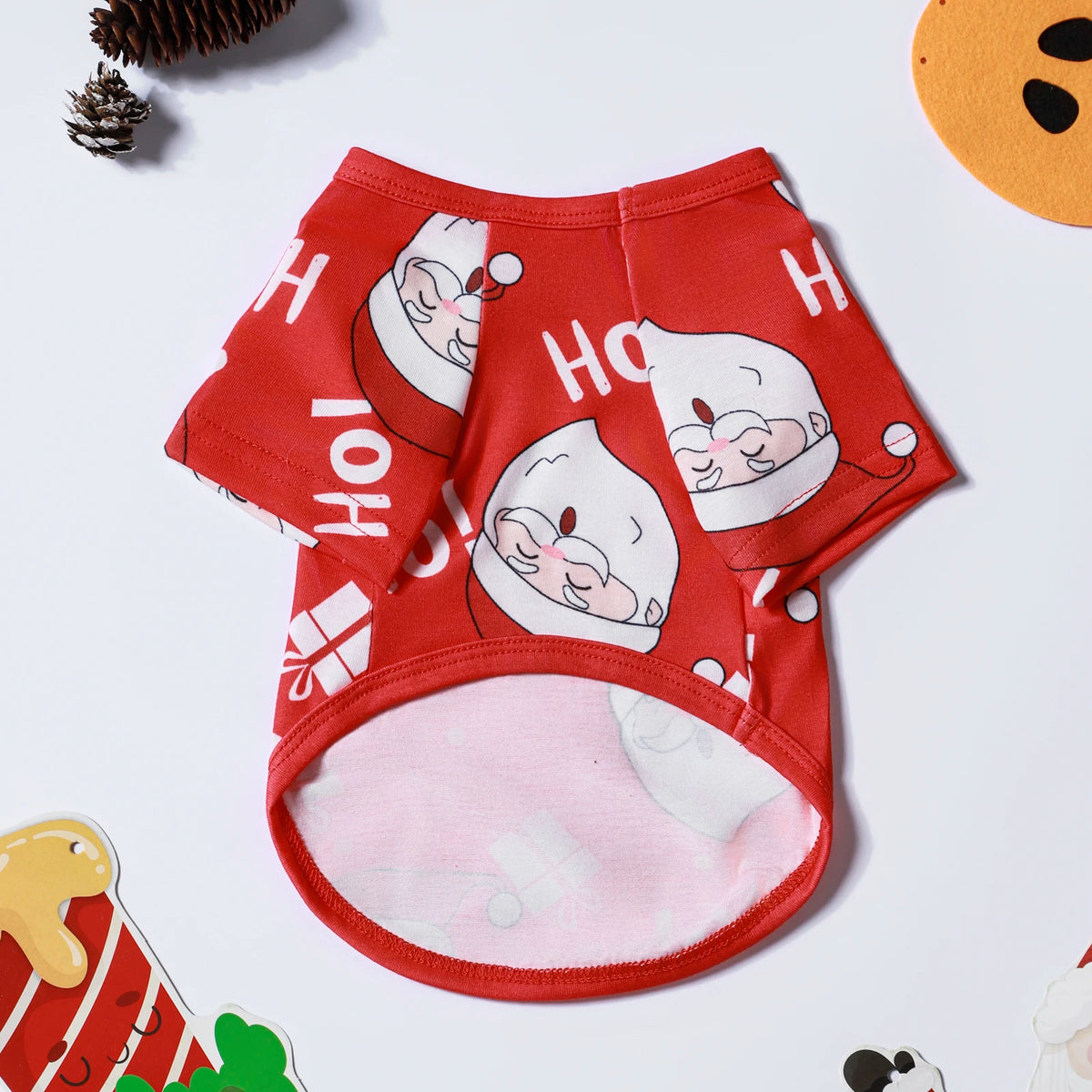 Christmas Family Look Pajamas Set Santa Print Mother Father Kids Matching Outfits Cute Loose 2 Pcs Suit Sleepwear Xmas Wear 4XL