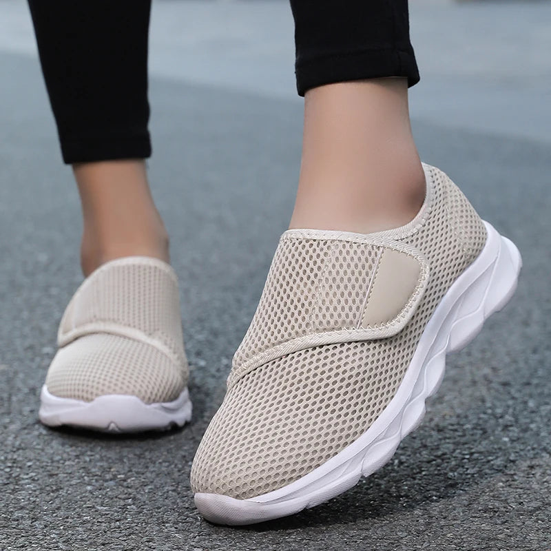 Orthopedics Wide Feet Swollen Shoes Thumb Eversion Adjusting Soft Comfortable Wide Fit Shoes for Women Walking Men Shoes Sneaker