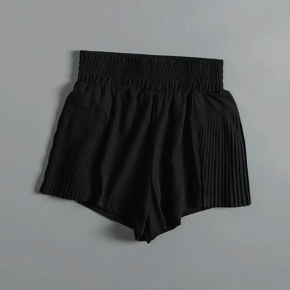 Women's Sports Shorts with Pockets, Quick-drying Shorts High-waisted Faux Two-piece Yoga Pants Running And Fitness Shorts summer