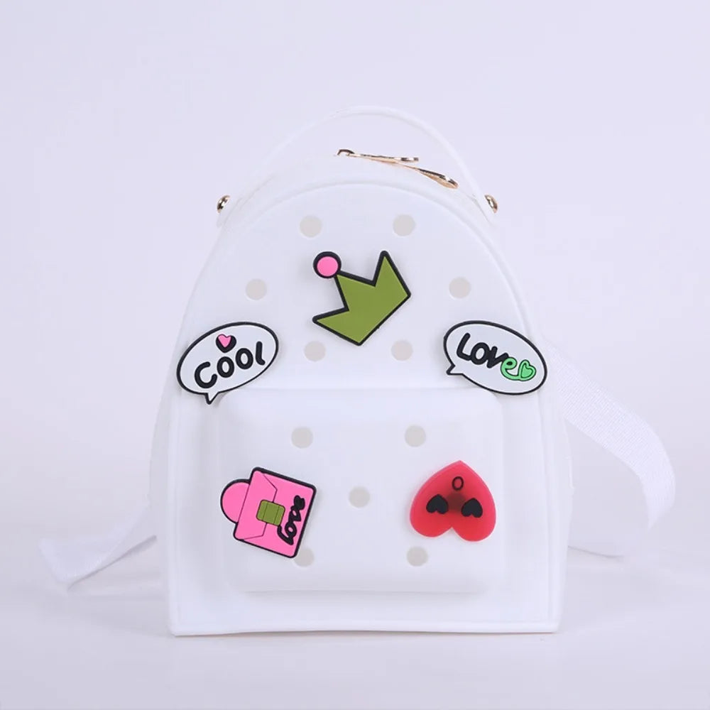 Creative DIY EVA Bogg Backpack Sandproof Summer Hole Beach Bag Shouldbag Portable Travel Storage Bag Gif for Kids