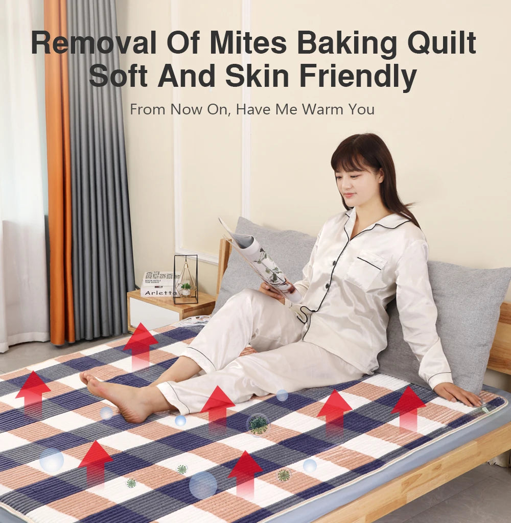 Electric Bed Sheet Heated 220V Blankets Heated Electric Sheet Intelligent Controller EU Plug Home Living Room Office Winter Uses