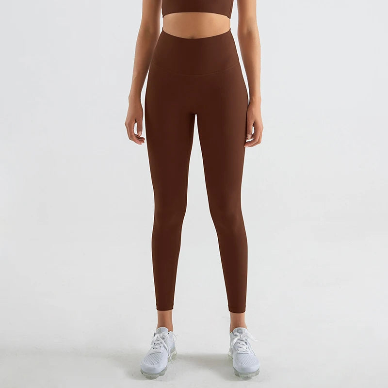 TRY TO BN Buttery Soft Gym Leggings Women High Waist Non See Through Squat Proof Tummy Control Yoga Pants Workout Running Tights