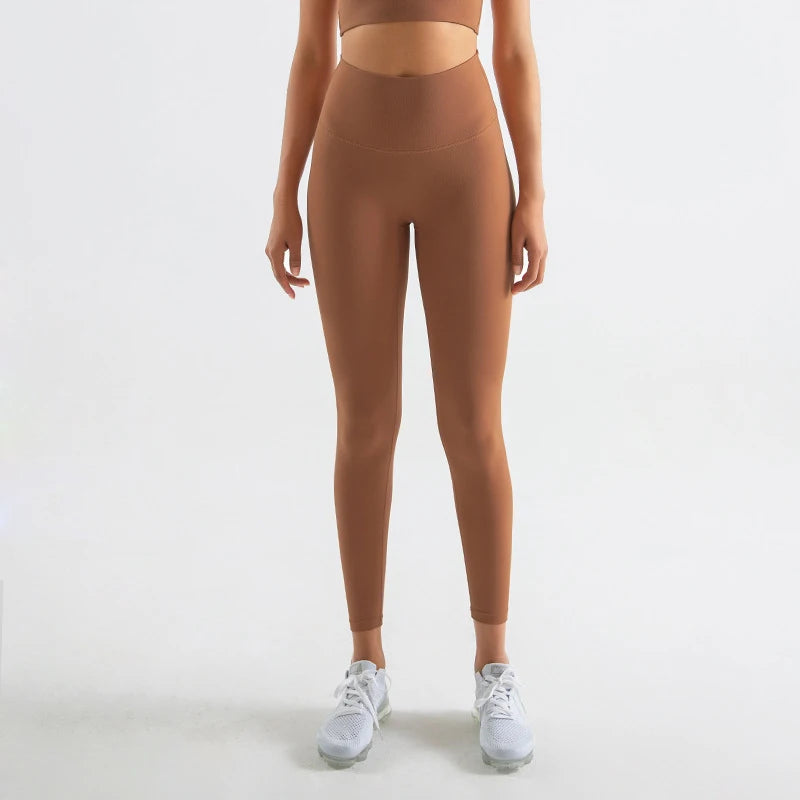 TRY TO BN Buttery Soft Gym Leggings Women High Waist Non See Through Squat Proof Tummy Control Yoga Pants Workout Running Tights