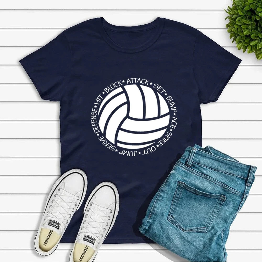 Volleyball Shirt Volleyball Script Shirt Sports Shirt Sports Team Shirt Men Women Unisex Graphic Tee Volleyball Lover Shirt