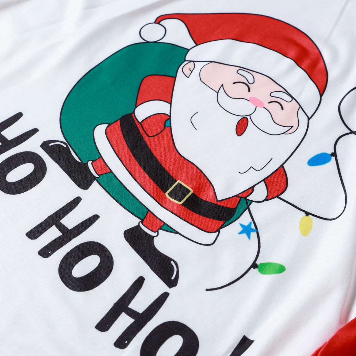 Christmas Family Look Pajamas Set Santa Print Mother Father Kids Matching Outfits Cute Loose 2 Pcs Suit Sleepwear Xmas Wear 4XL