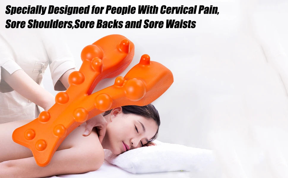 Trapezius Trigger Point Massager Myofasical Release Neck and Shoulder Pain Suboccipital Release Tool Posture Corrector Relieve