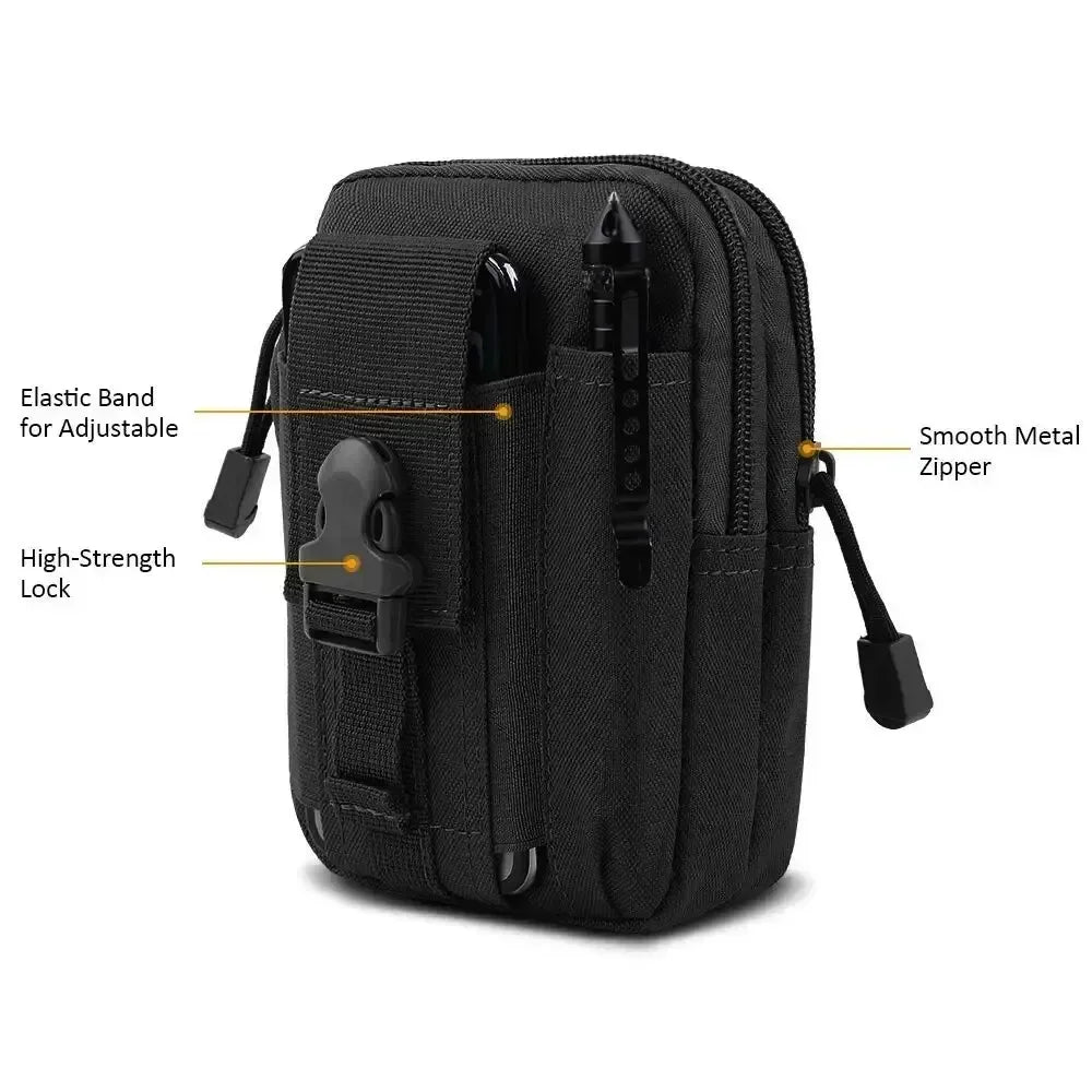 Leg Waist Packs Bag Army Camouflage Belt Bag for Men Riding Locomotive Portable Multifunctional Sports Hanging Leggings Bag