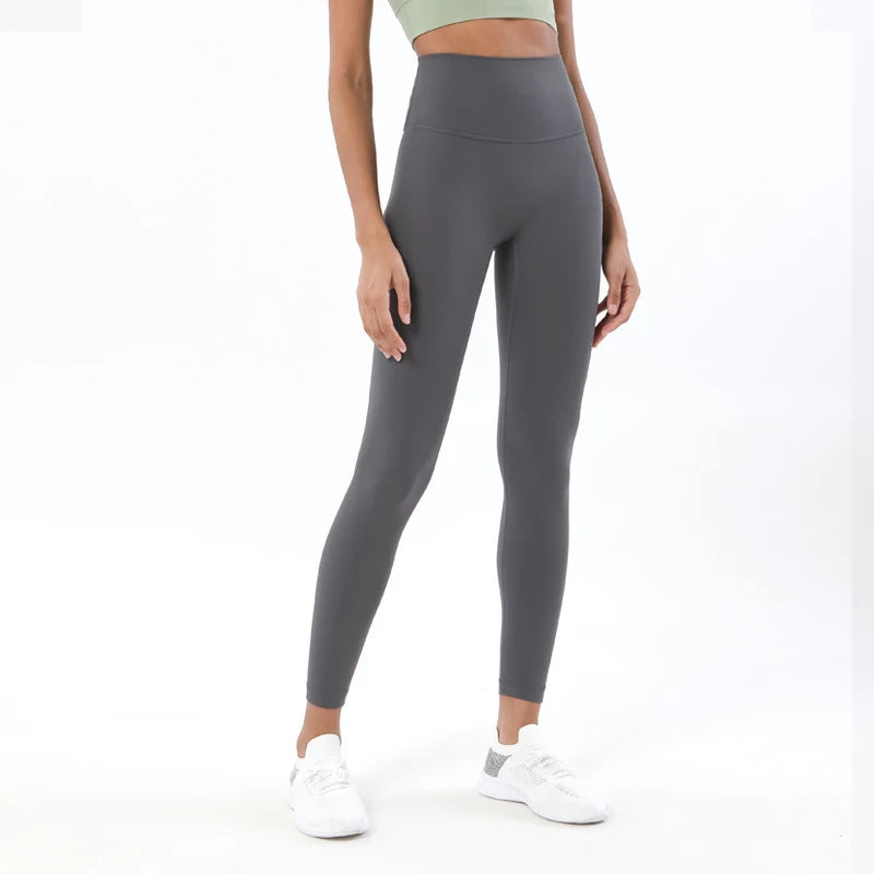 TRY TO BN Buttery Soft Gym Leggings Women High Waist Non See Through Squat Proof Tummy Control Yoga Pants Workout Running Tights