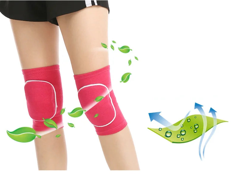 Sports Compression Knee Pads Elastic Knee Protector Thickened Sponge Support for Dancing roller volleyball Training Knees Brace