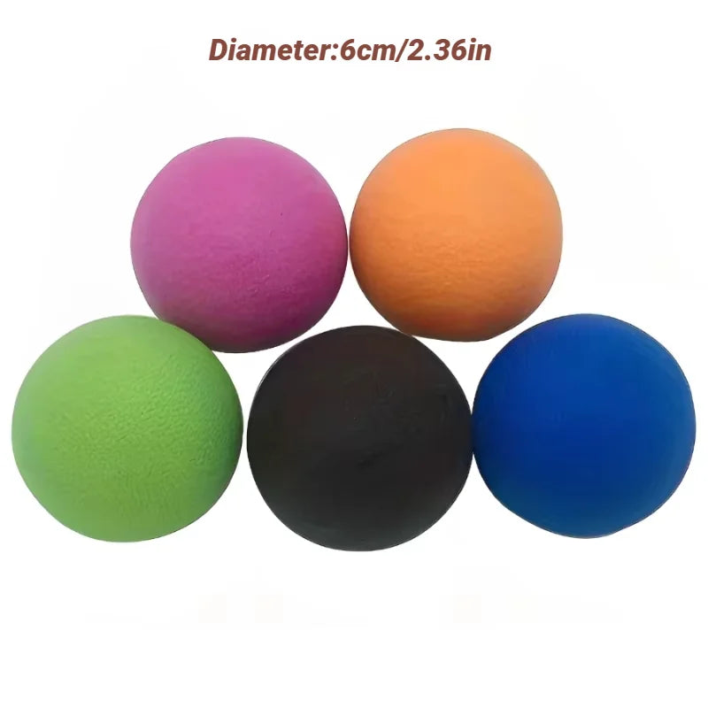 TPE 6CM Fascia Ball Deep Tissue Muscle Relaxation Exercise Sports Fitness Yoga Massage Trigger Point Stress Pain Relief