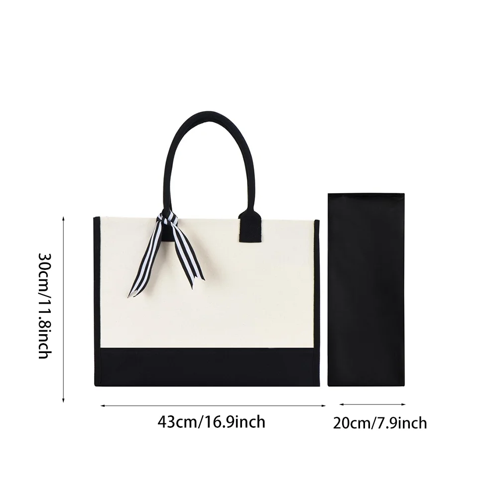Personalized Teacher Name Tote Bag Teachers' Day Appreciation Gifts Bag Graduation Gift Welcome Back To School Office Totes