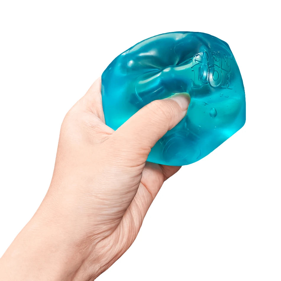 Needoh Nice Cube Sensory Stress Reliever Fidget Tool, Slow Rising Desk Sensory Cube for Anxiety & Focus, for Adults & Kids