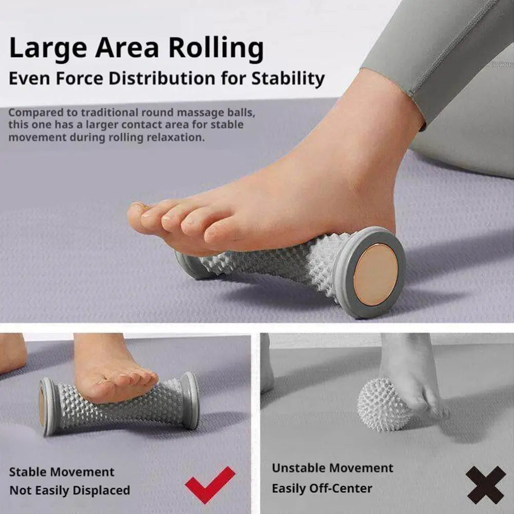 Plantar Fascia Massage Roller Foot Arch Correction Trainer Foot Relaxation Massager Relief Sore Feet Meridian Stimulation Tool