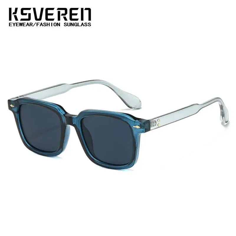 Square Black Myopia Sunglasses Men Women Finished Tinted Lenses Prescription Eyewear Negative Diopter for Outdoor Sun Shade