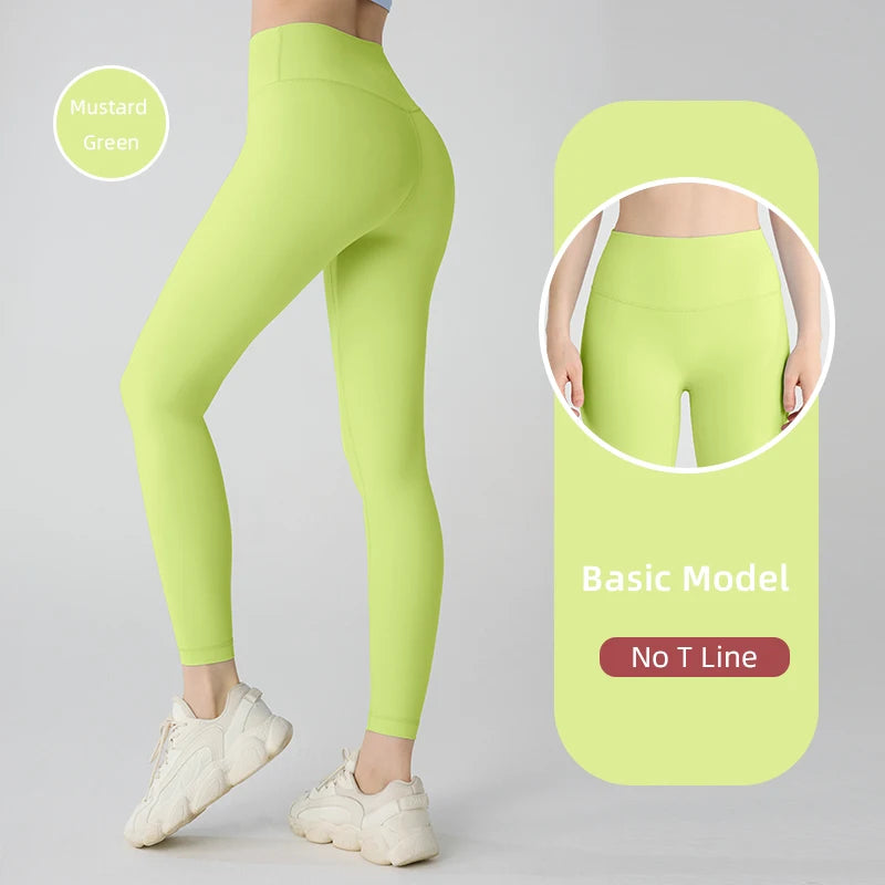 2024 Hot Sale Fitness Leggings Female Full Length Leggings Running Pants Comfortable And Formfitting Yoga Pants Workout Legging