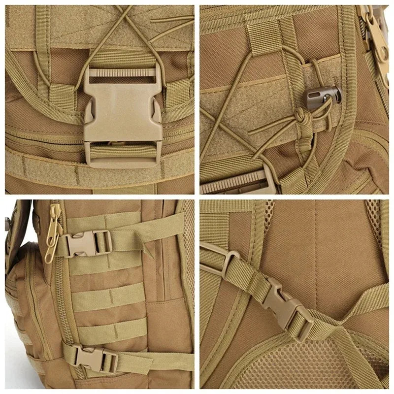 35L Large Capacity Men's Tactical Backpack Outdoor Camping Hunting Hiking Trekking Survival Bag Multifunctional Backpacks