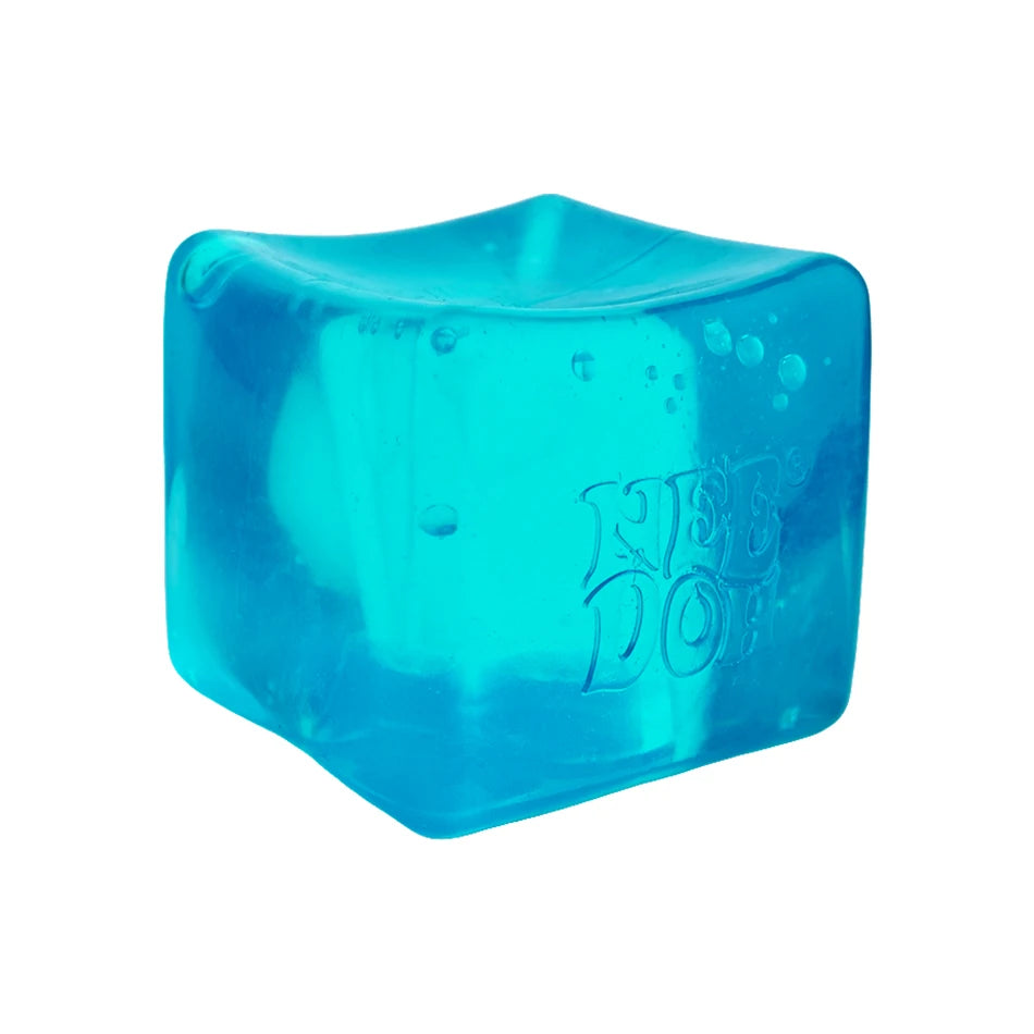 Needoh Nice Cube Sensory Stress Reliever Fidget Tool, Slow Rising Desk Sensory Cube for Anxiety & Focus, for Adults & Kids