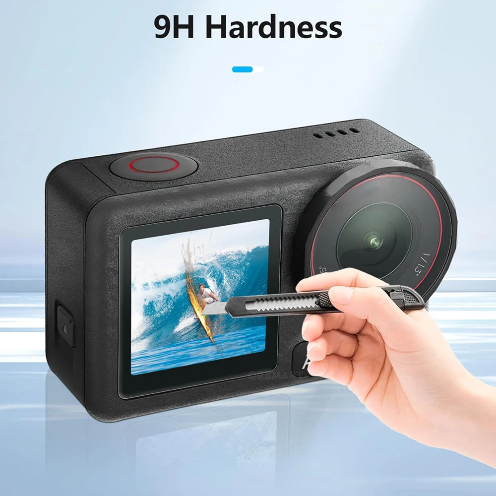 For DJI Osmo Action 5 Pro 4 3 Screen Protector Tempered Glass Film Lens Cover Cap Bag Case for DJI Action 4 5Pro Accessories