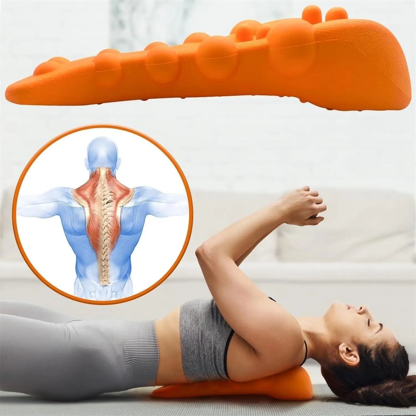 Trapezius Trigger Point Massager Myofasical Release Neck and Shoulder Pain Suboccipital Release Tool Posture Corrector Relieve